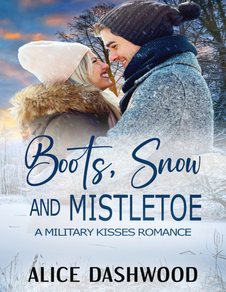Boots snow and mistletoe Alice Dashwood Kitap Kapağı