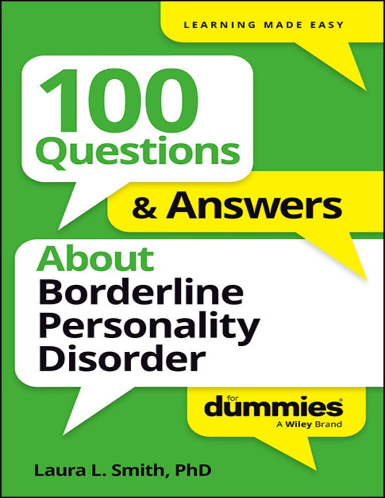 Borderline Personality Disorder For Dummies Laura L Smith Kitap Kapağı