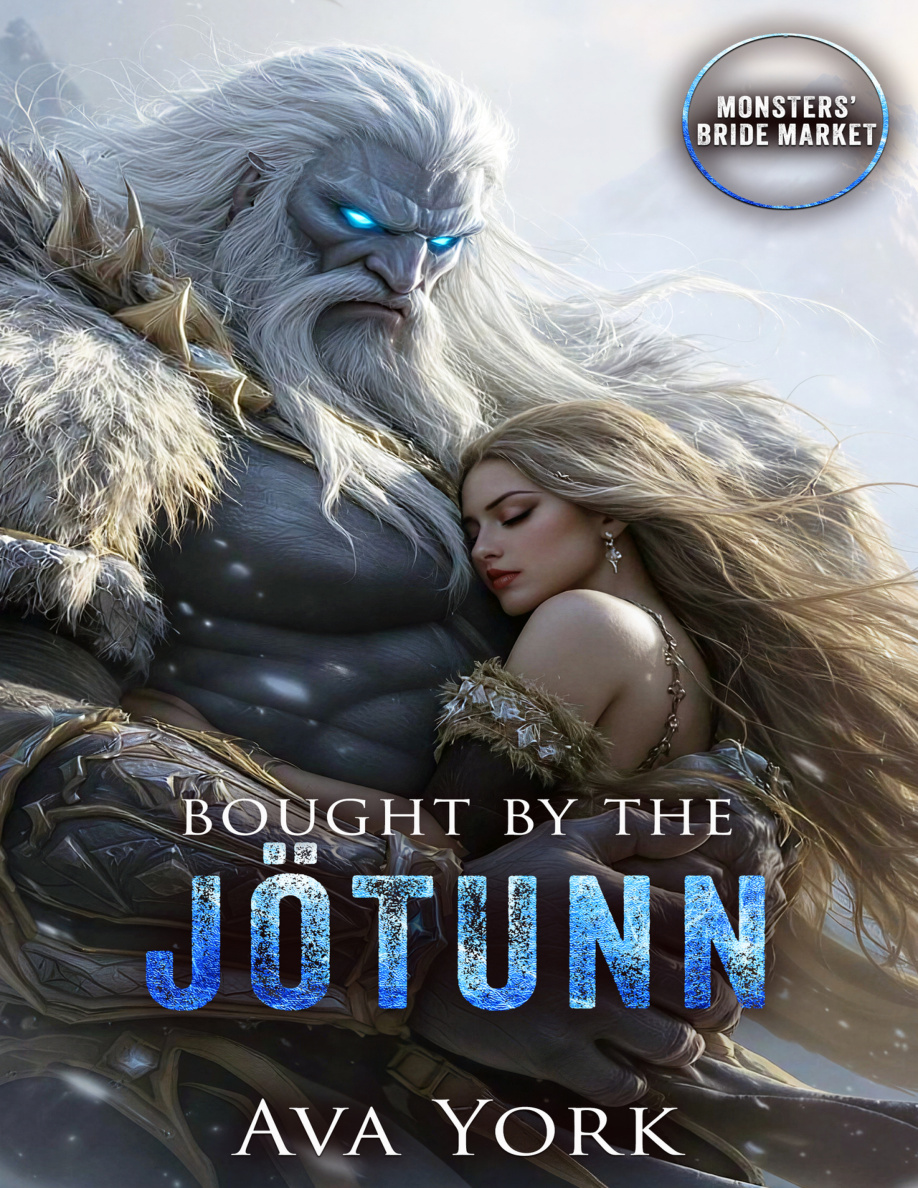 Bought by the Jotunn Monsters Bride Market Ava York Kitap Kapağı