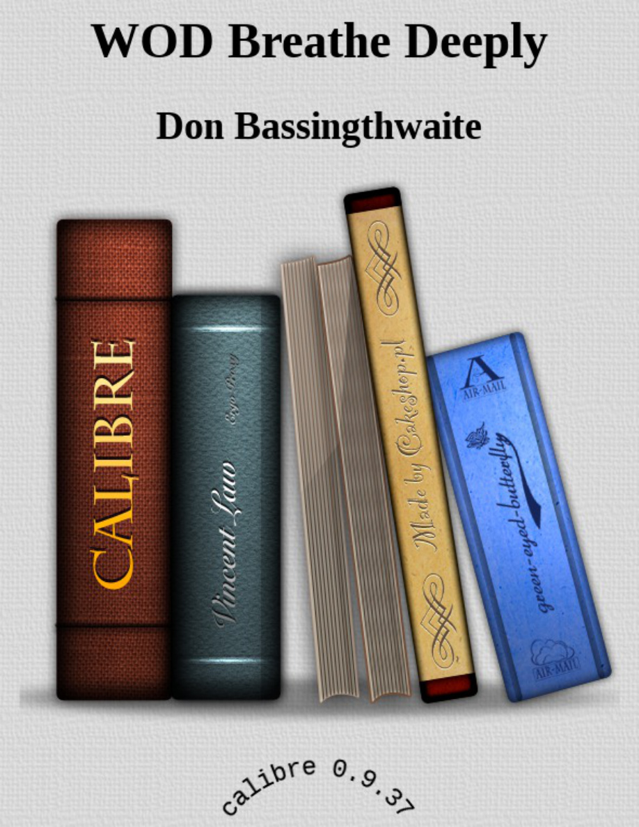 Breathe Deeply Don Bassingthwaite Kitap Kapağı