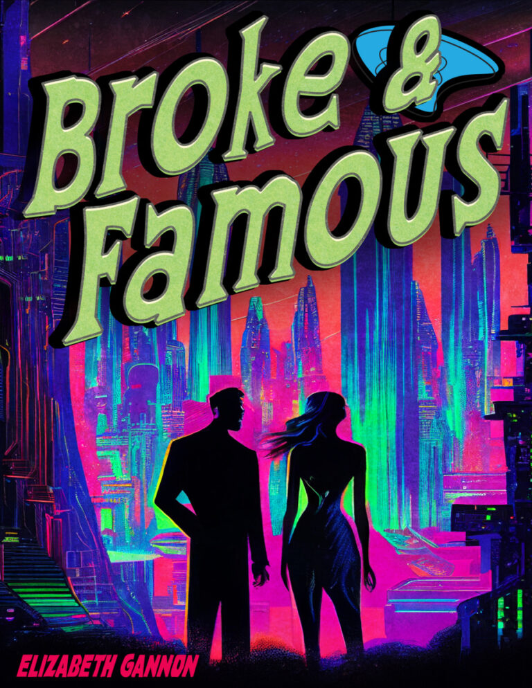 Broke and Famous Elizabeth Gannon Kitap Kapağı