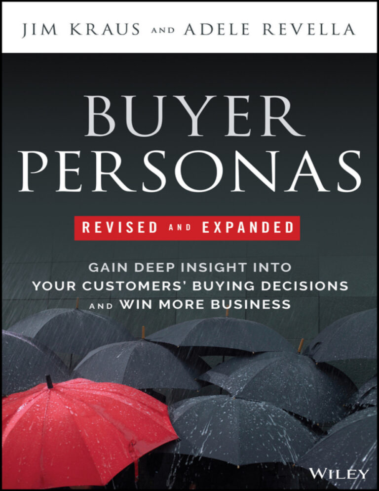 Buyer Personas Revised and Expanded Jim Kraus Kitap Kapağı