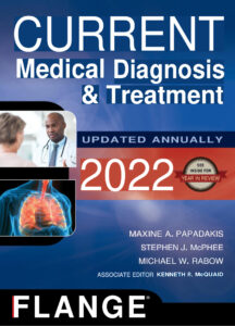 CURRENT Medical Diagnosis and Treatment 2022 Maxine A Papadakis Kitap Kapağı