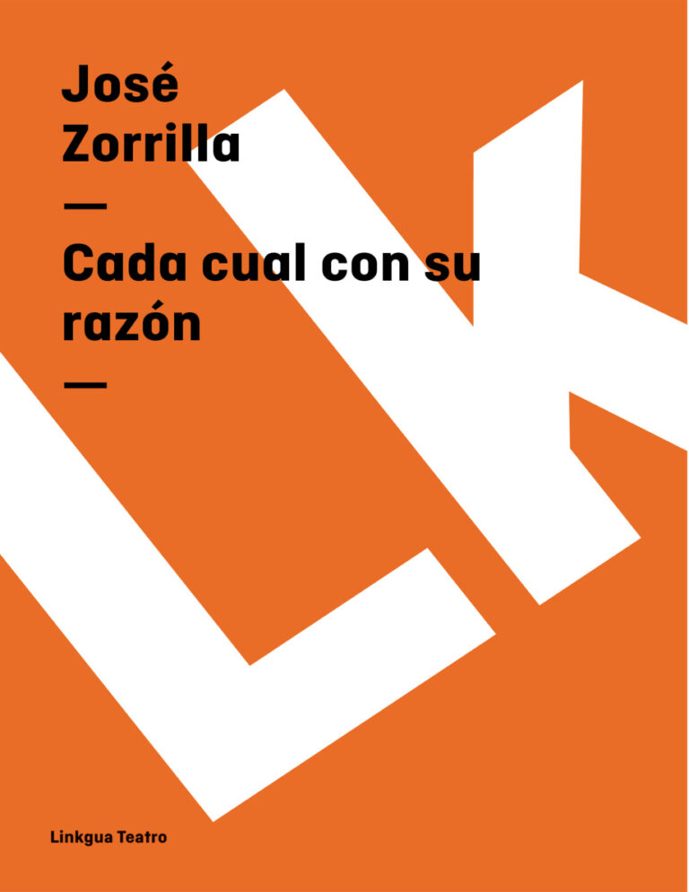 Cada cual con su razon Spanish Edition Jose Zorrilla Kitap Kapağı
