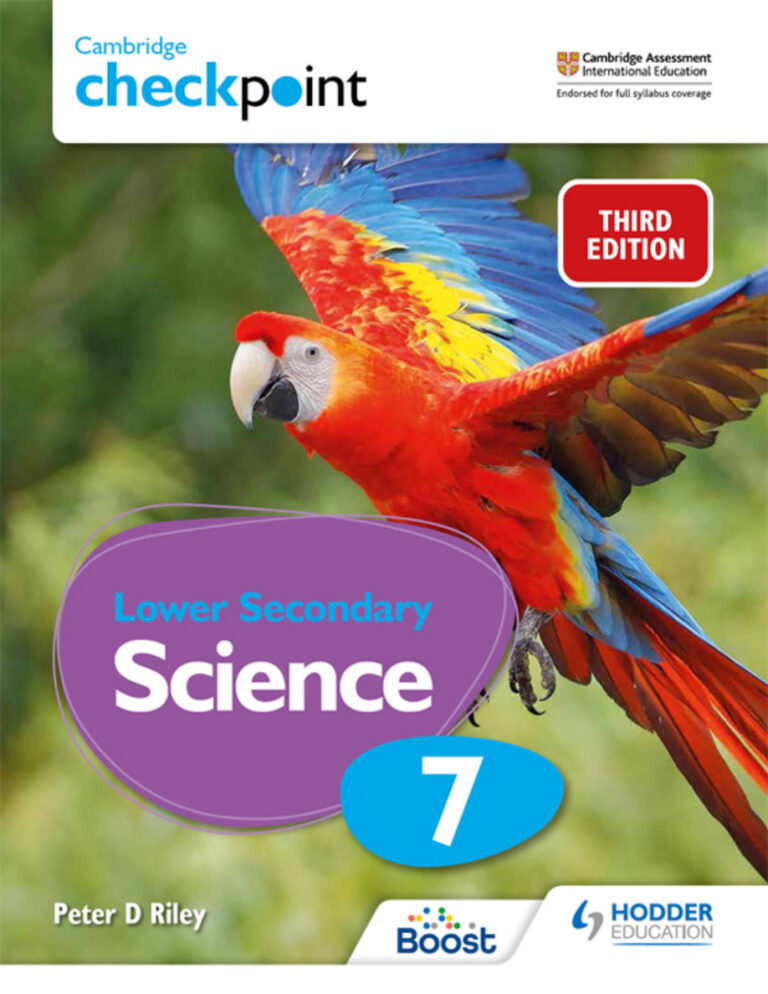 Cambridge Checkpoint Lower Secondary Science Textbook 7 Peter D Riley Kitap Kapağı