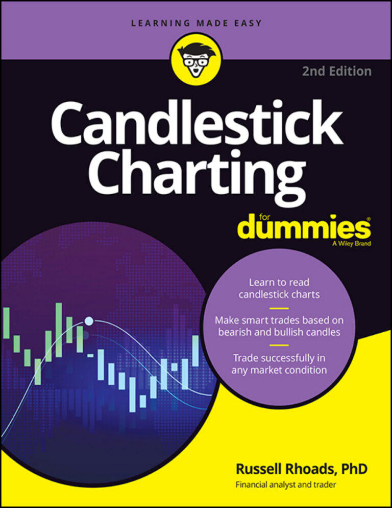 Candlestick Charting for Dummies Russell Rhoads Kitap Kapağı