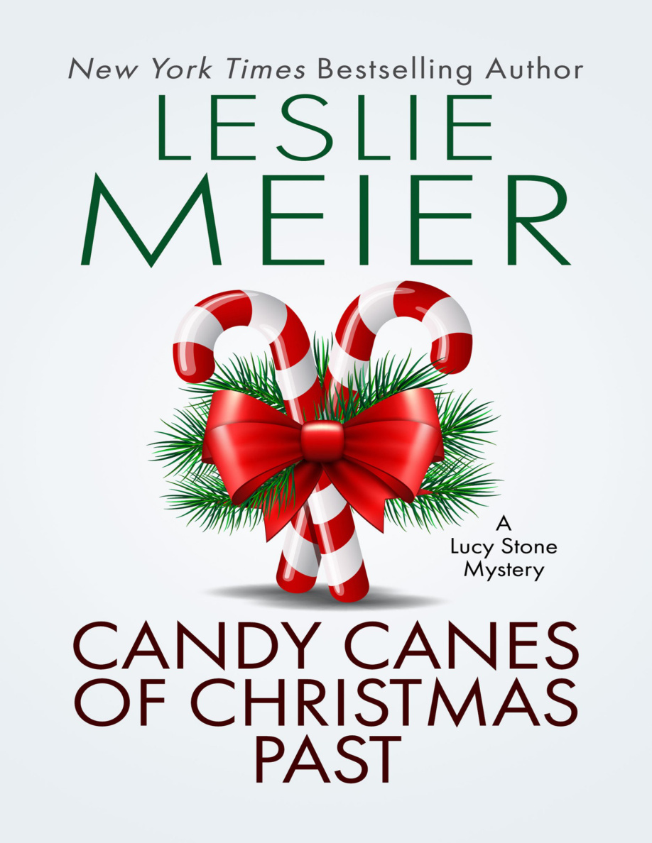 Candy Canes of Christmas Past Leslie Meier Kitap Kapağı