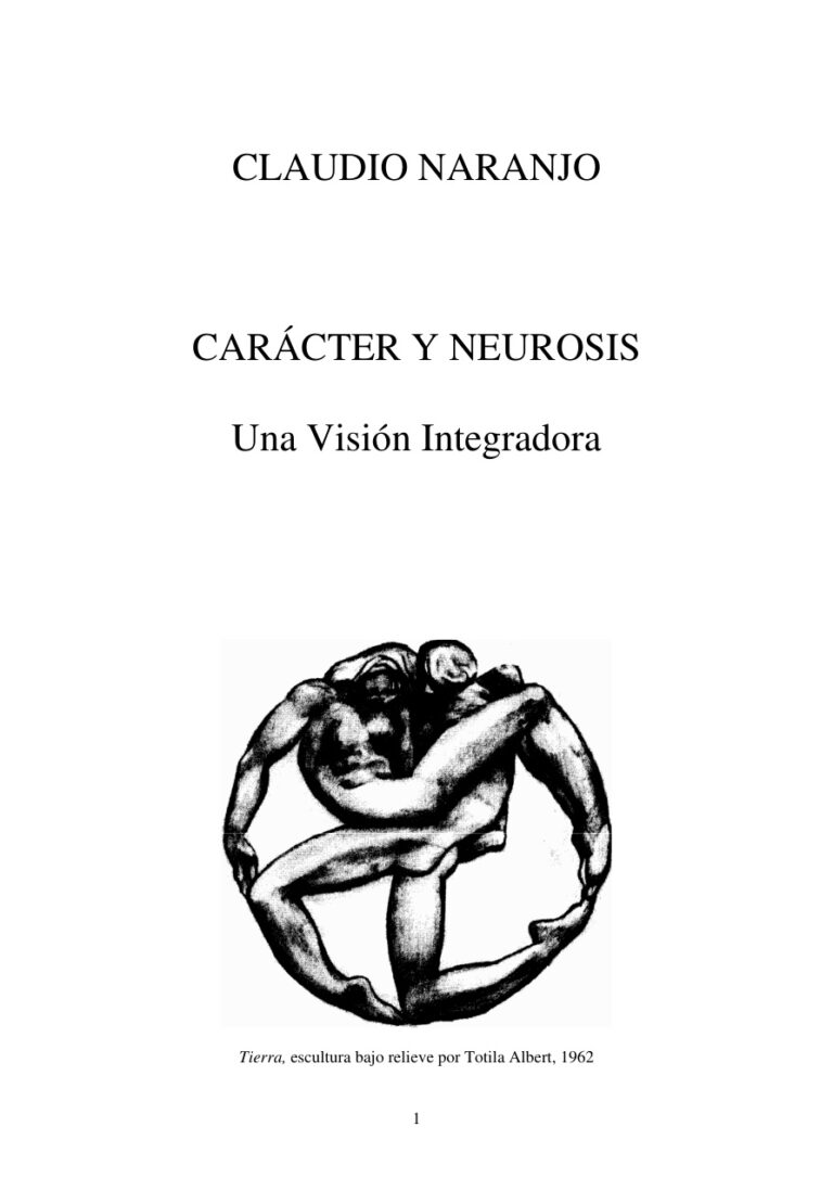 Caracter y Neurosi Spanish Edition Claudio Naranjo Kitap Kapağı