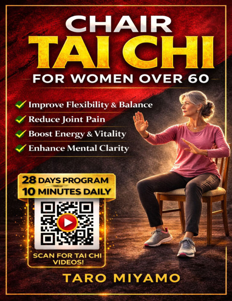 Chair Tai Chi For Women Over 60 Taro Miyamo Kitap Kapağı