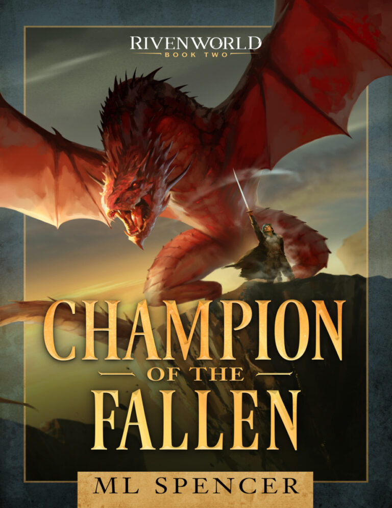 Champion of the fallen ML Spencer Kitap Kapağı