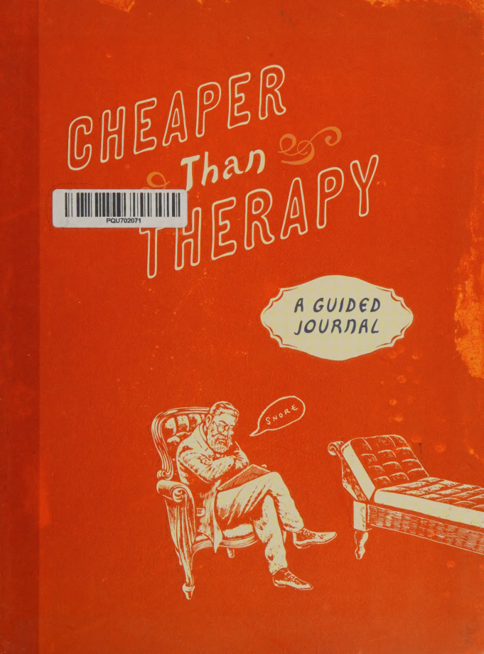 Cheaper than Therapy: A Guided Journal PDF Download