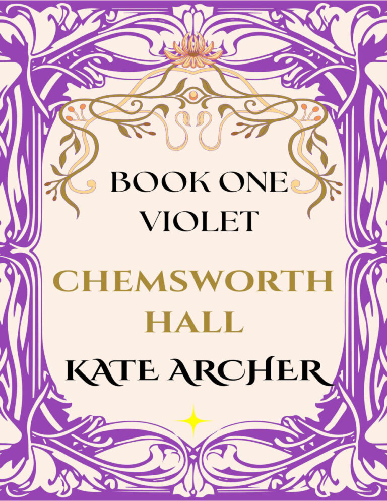 Chemsworth hall violet diasy marigold Kate archer Kitap Kapağı