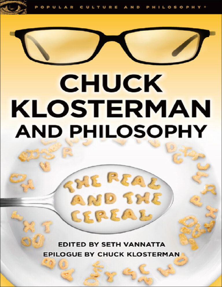 Chuck Klosterman and Philosophy Seth Vannatta Kitap Kapağı
