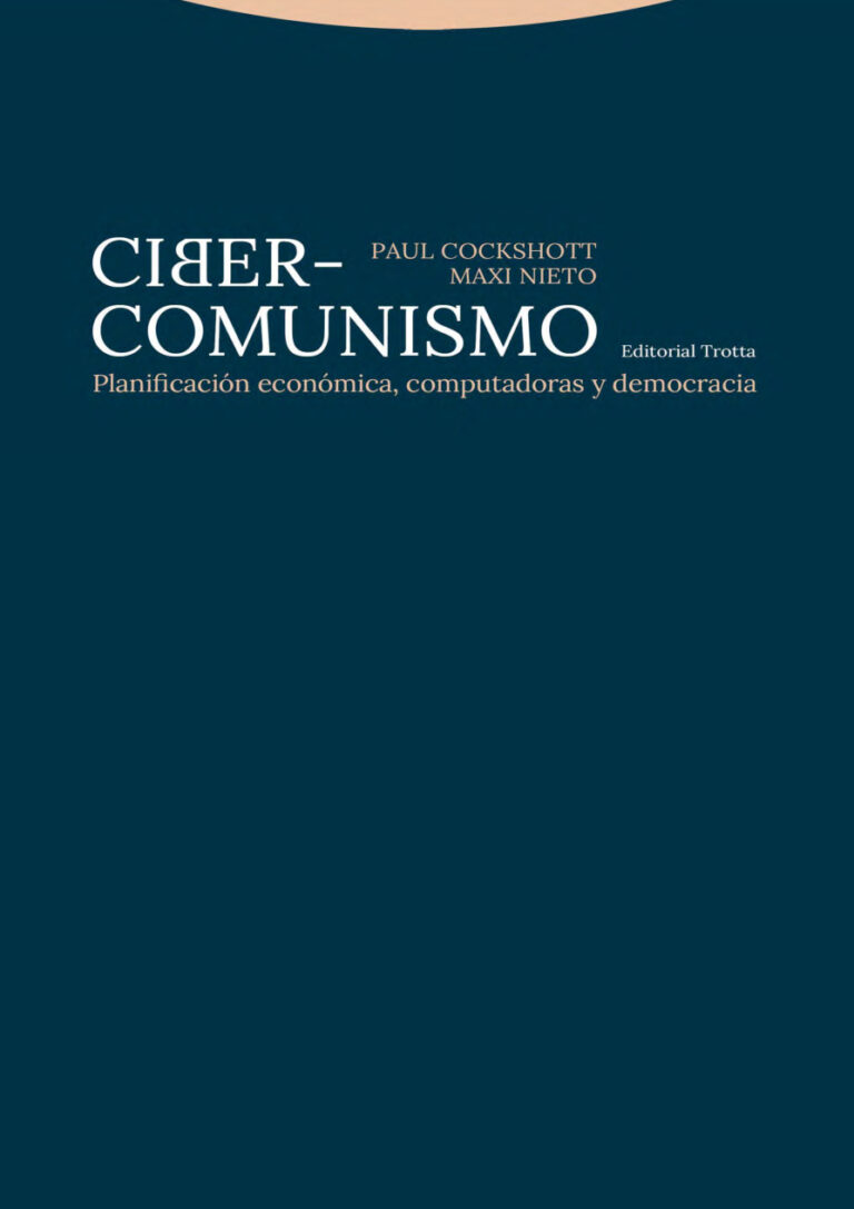 Ciber comunismo Spanish Edition Paul Cockshott Kitap Kapağı