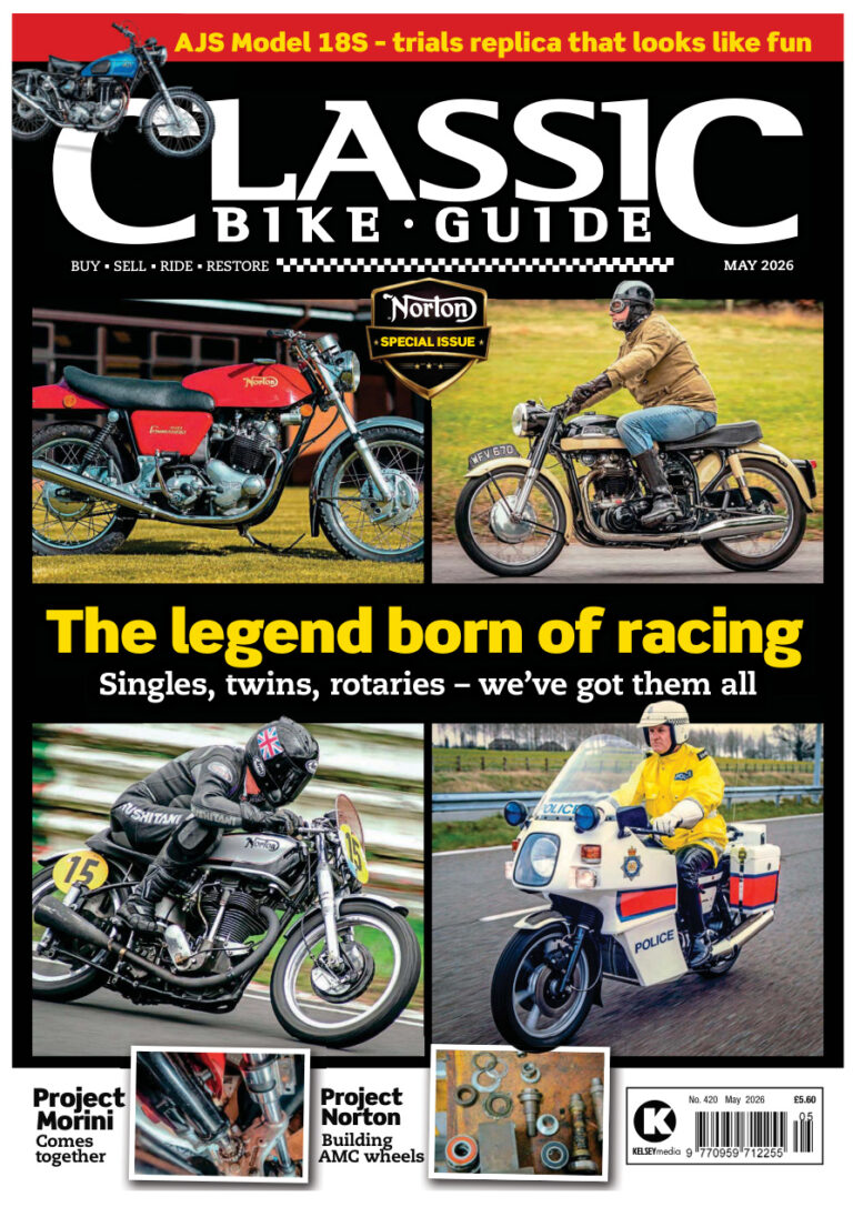 Classic Bike Guide Issue 420 May 2026 Classic Bike Guide Kitap Kapağı
