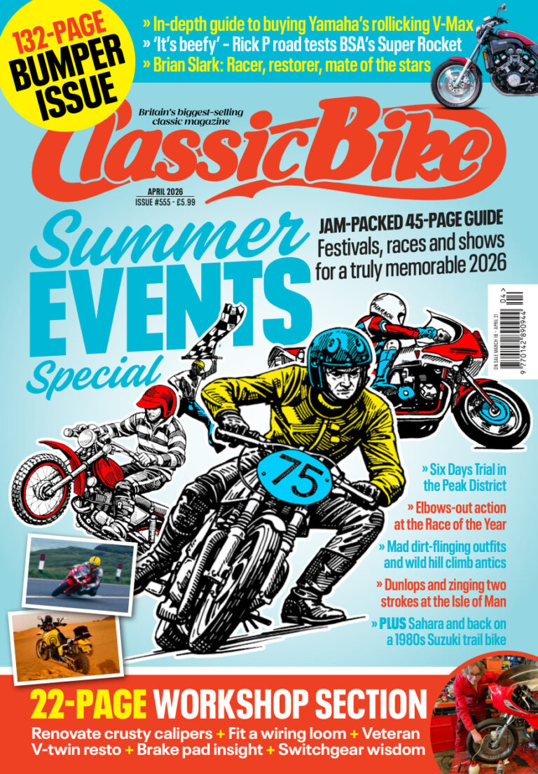 Classic Bike UK Issue 555 April 2026 Classic Bike UK Kitap Kapağı