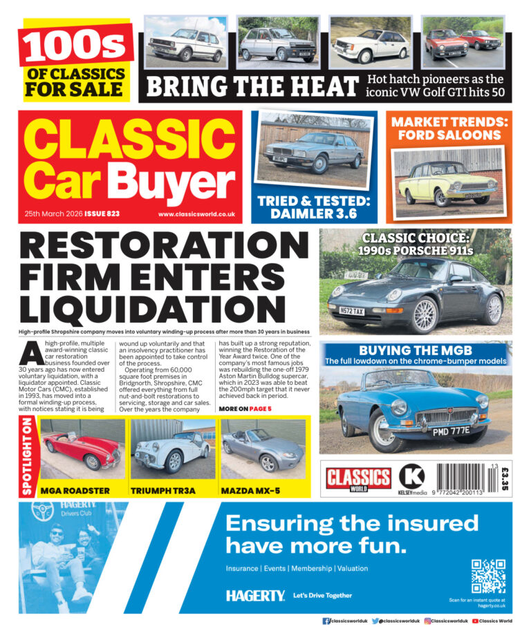 Classic Car Buyer Issue 823 March 25 2026 Classic Car Buyer Kitap Kapağı