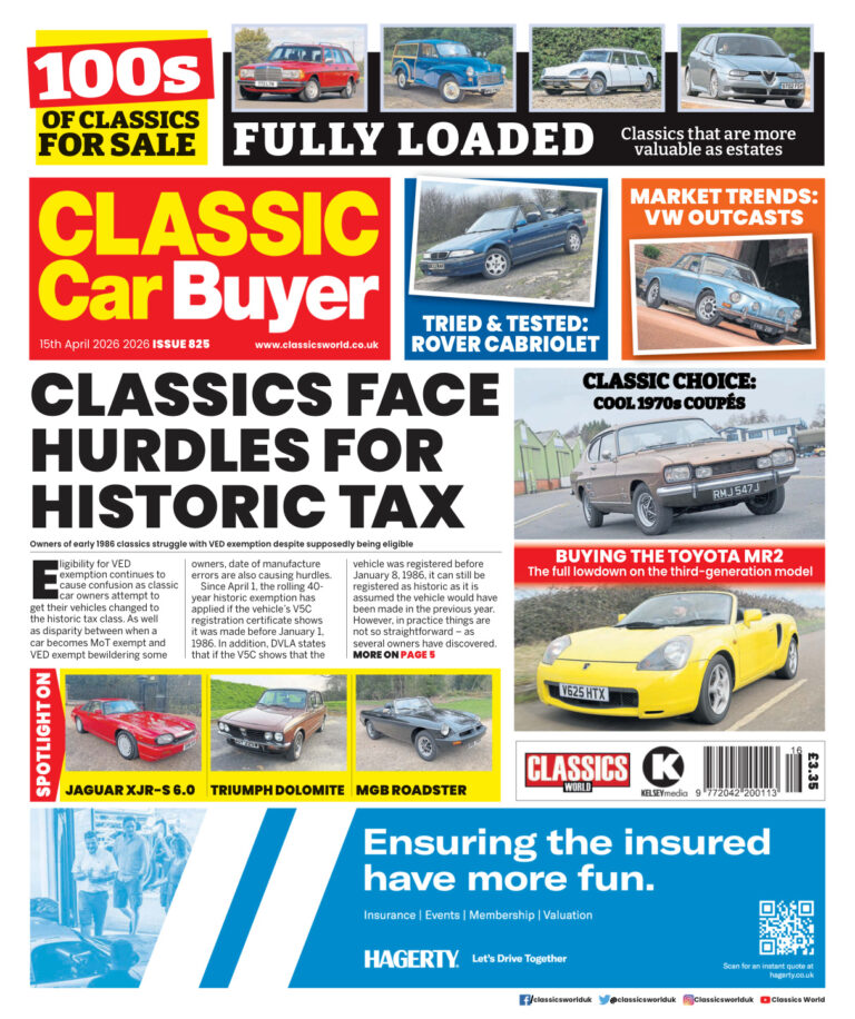 Classic Car Buyer Issue 825 April 015 2026 Classic Car Buyer Kitap Kapağı