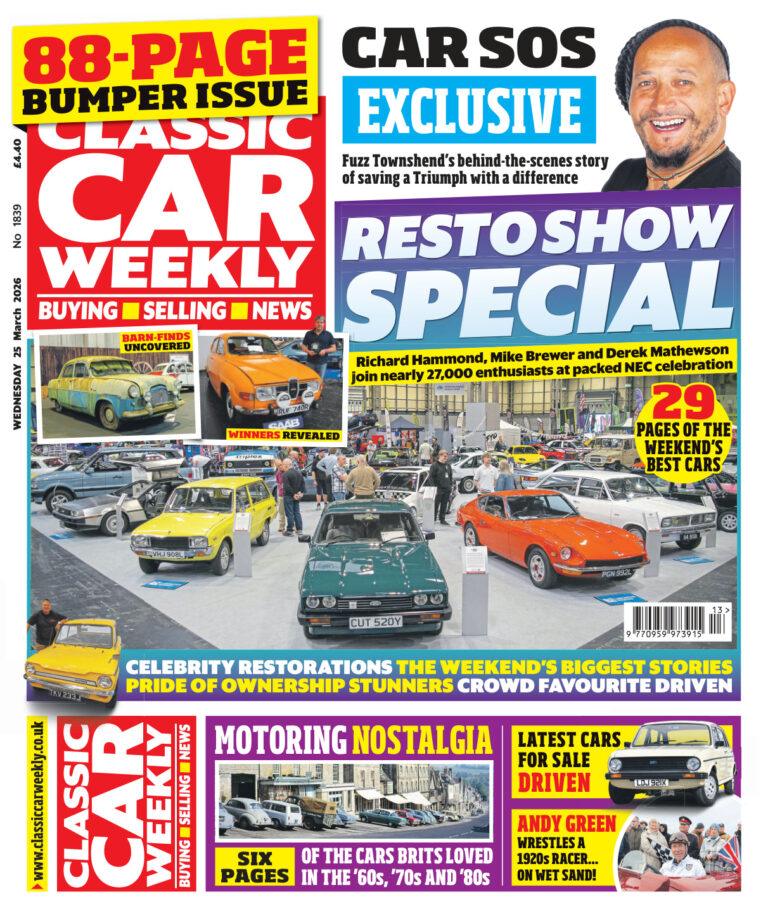 Classic Car Weekly Issue 1839 March 25 2026 Classic Car Weekly Kitap Kapağı