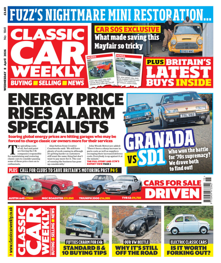 Classic Car Weekly Issue 1841 April 08 2026 Classic Car Weekly Kitap Kapağı