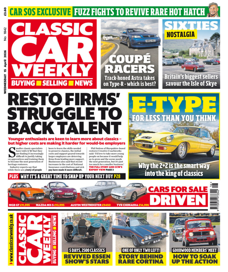 Classic Car Weekly Issue 1842 April 15 2026 Classic Car Weekly Kitap Kapağı