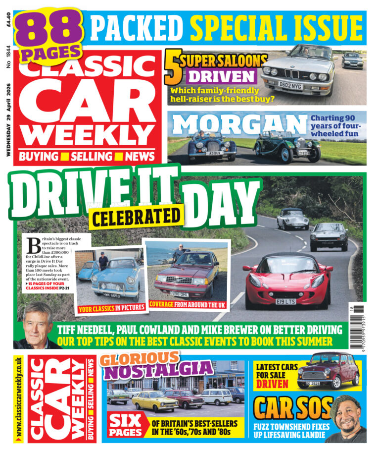 Classic Car Weekly Issue 1844 29 April 2026 Classic Car Weekly Kitap Kapağı