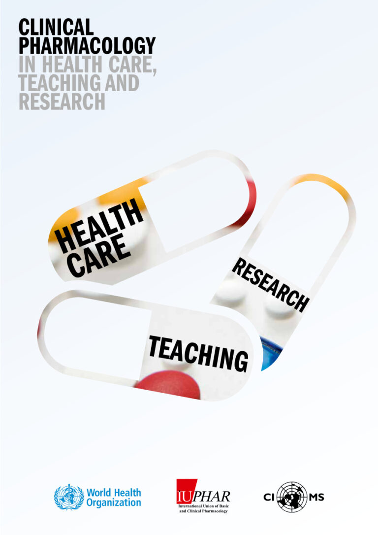 Clinical Pharmacology in Health Care, Teaching and Research – WHO Kitap Kapağı