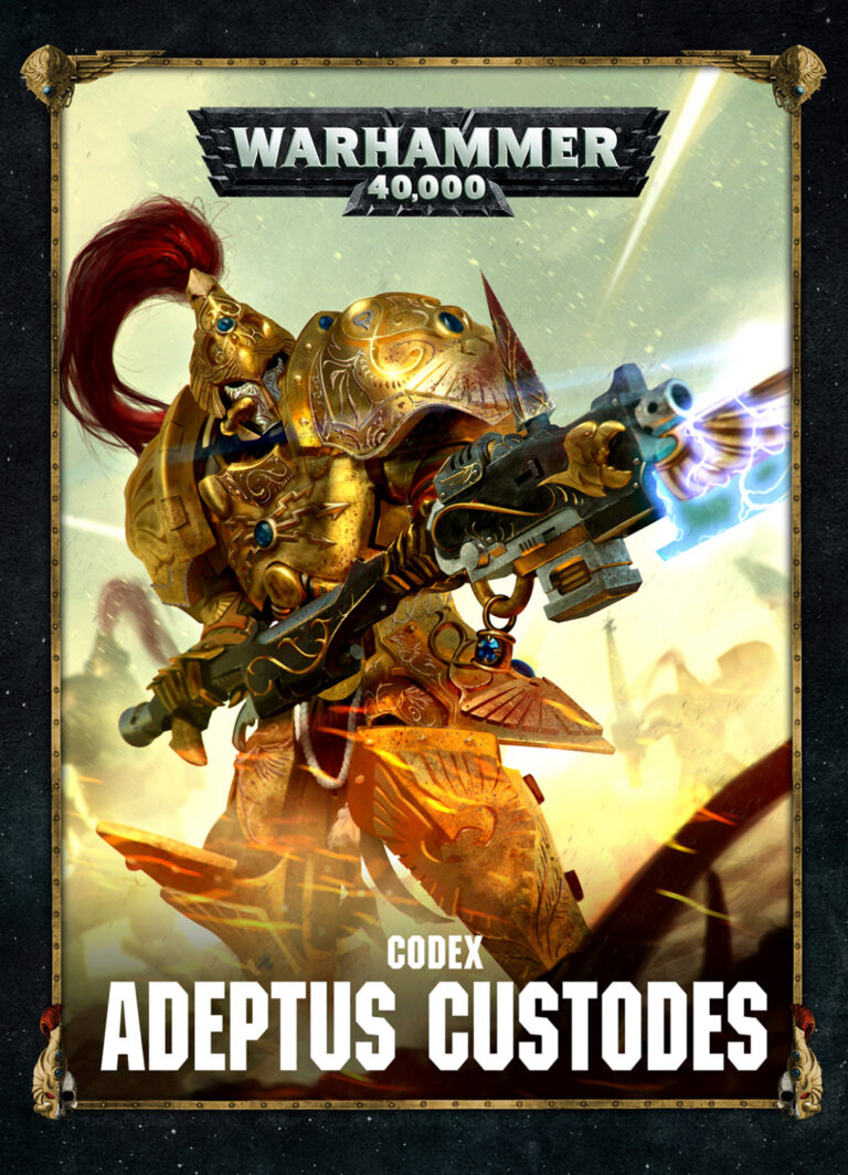 Codex Adeptus Custodes Games Workshop Kitap Kapağı