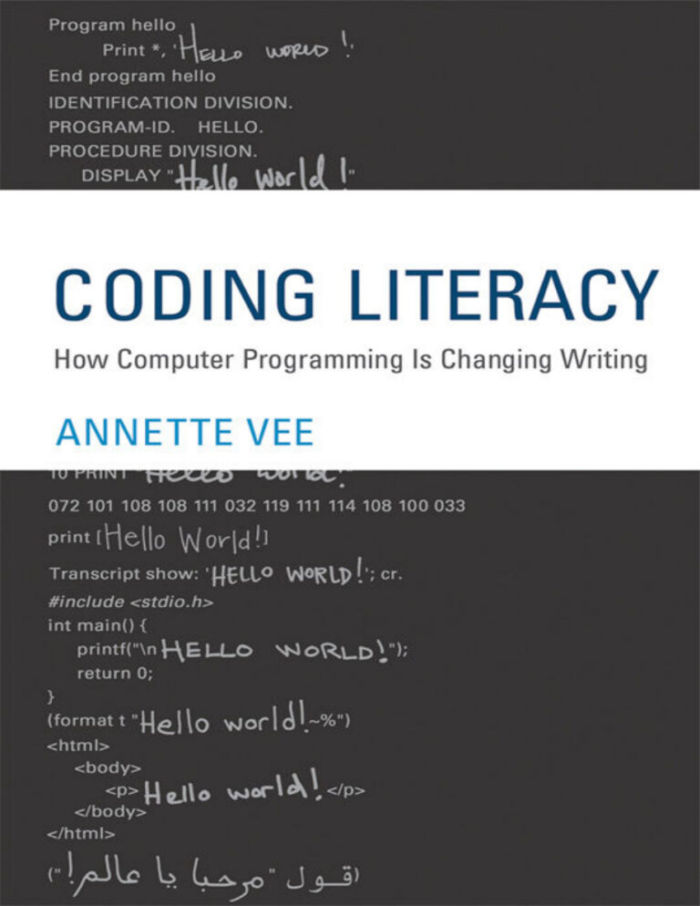 Coding Literacy How Computer Programming Kitap Kapağı