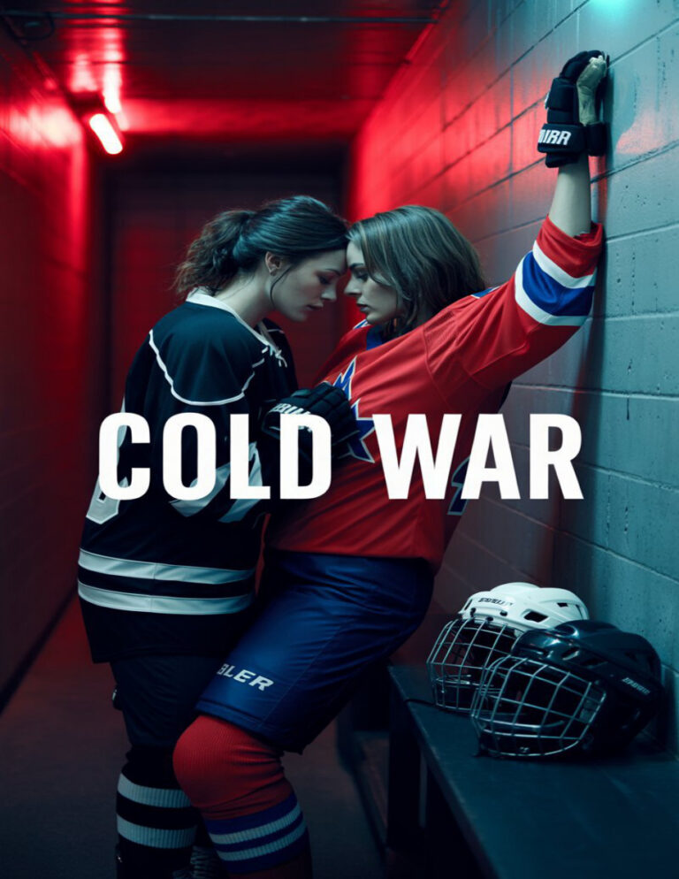 Cold War A Sapphic Enemies to Lovers Hockey Romance Zoe cline Kitap Kapağı