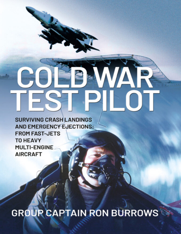 Cold War Test Pilot Ron Burrows Kitap Kapağı