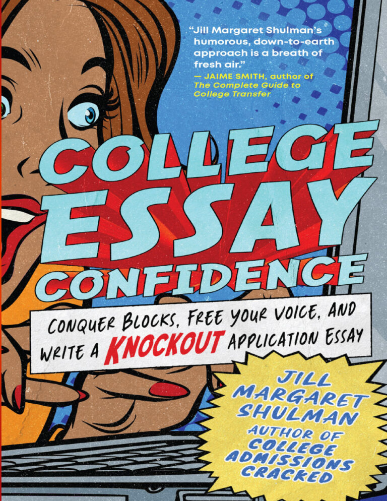 College Essay Confidence Jill Margaret Shulman Kitap Kapağı