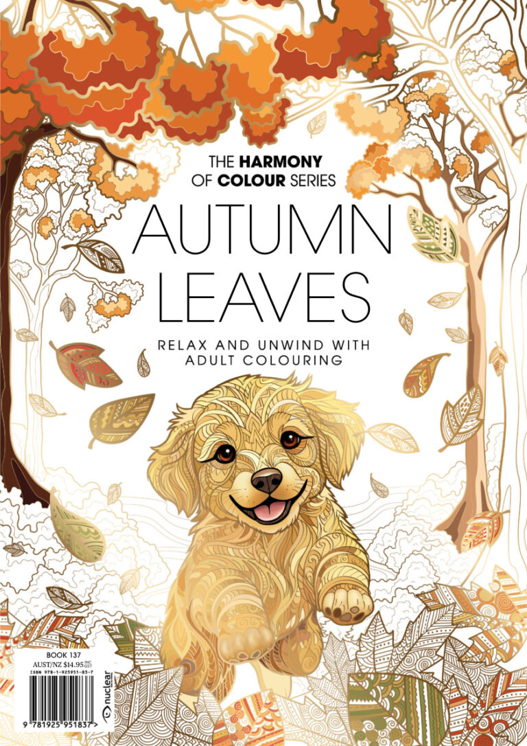 Colouring Book Autumn Leaves 2026 Colouring Book Kitap Kapağı