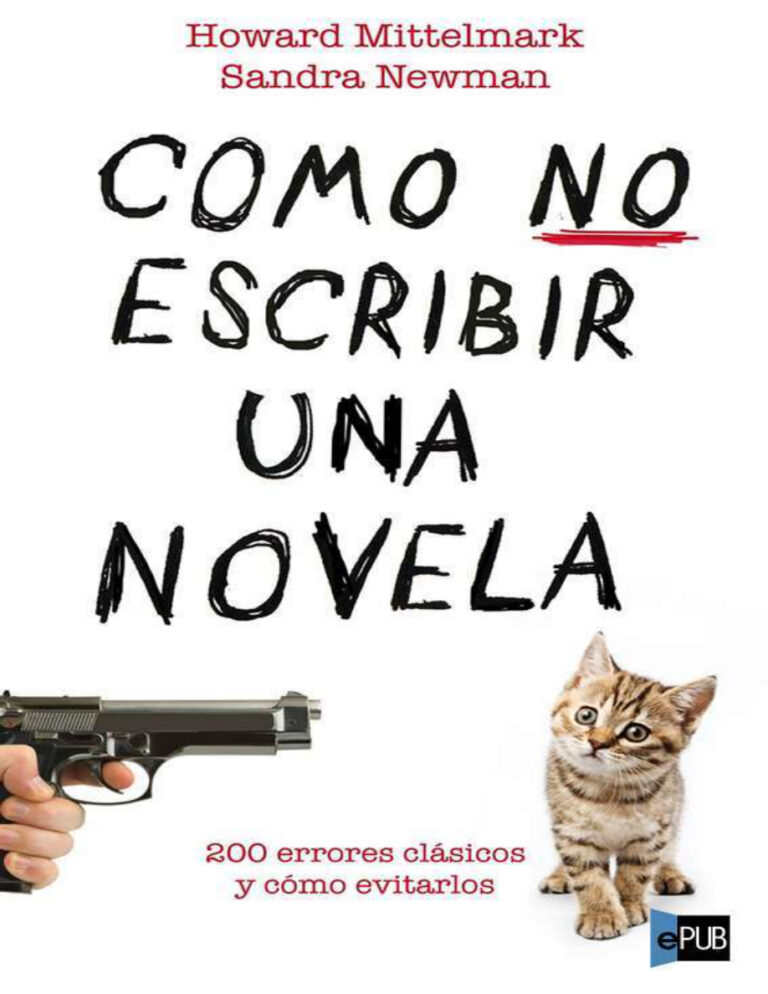 Como no escribir una novela Spanish Edition Mittelmark Howard Kitap Kapağı
