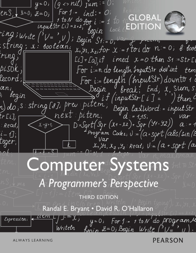 Computer Systems A Programmer's Kitap Kapağı