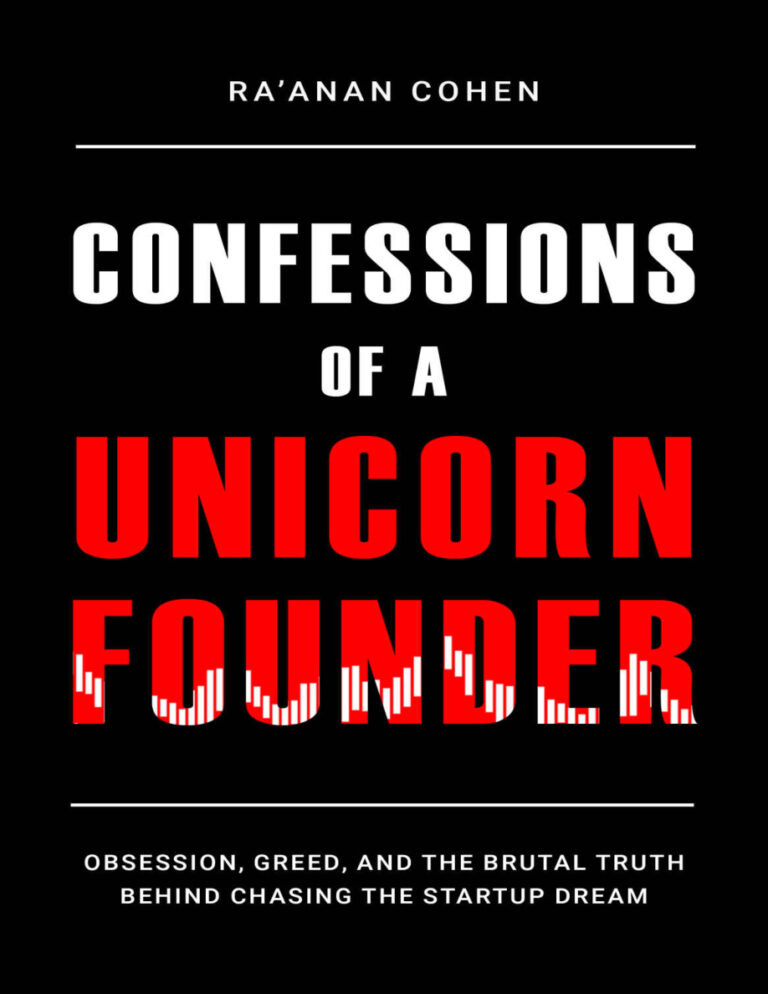 Confessions of a unicorn founder RaAnan Cohen Kitap Kapağı