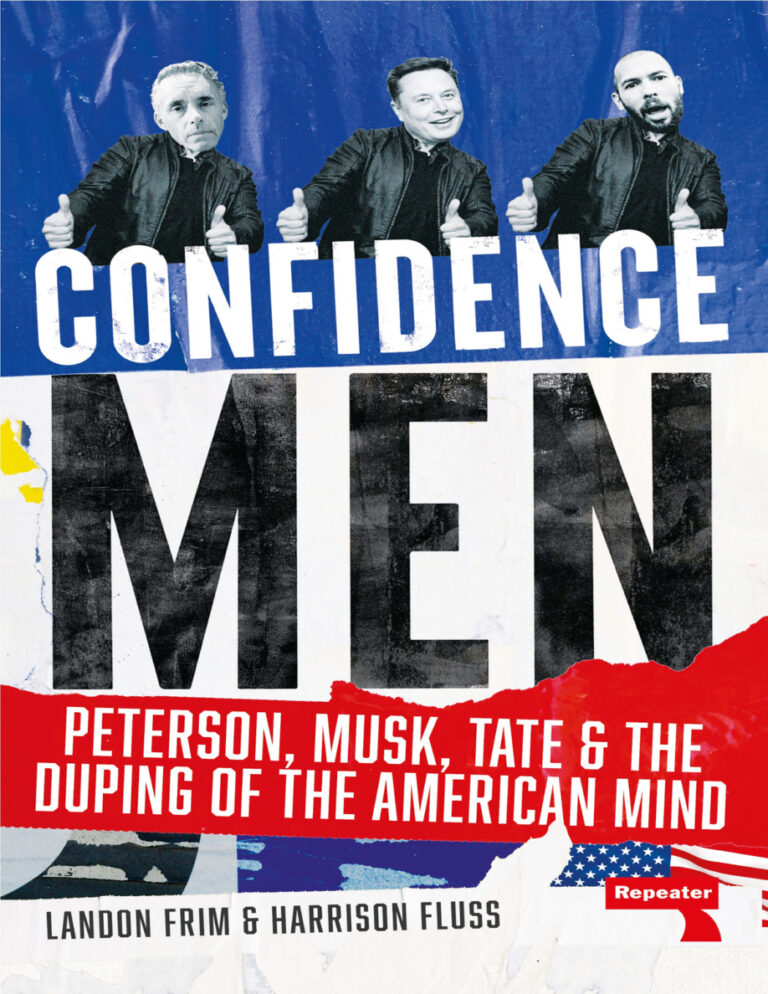 Confidence Men Harrison Fluss Kitap Kapağı
