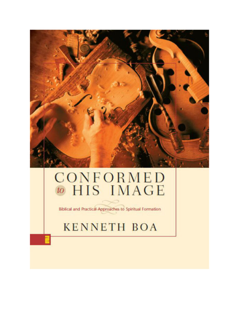 Conformed to His Image Kenneth Boa Kitap Kapağı