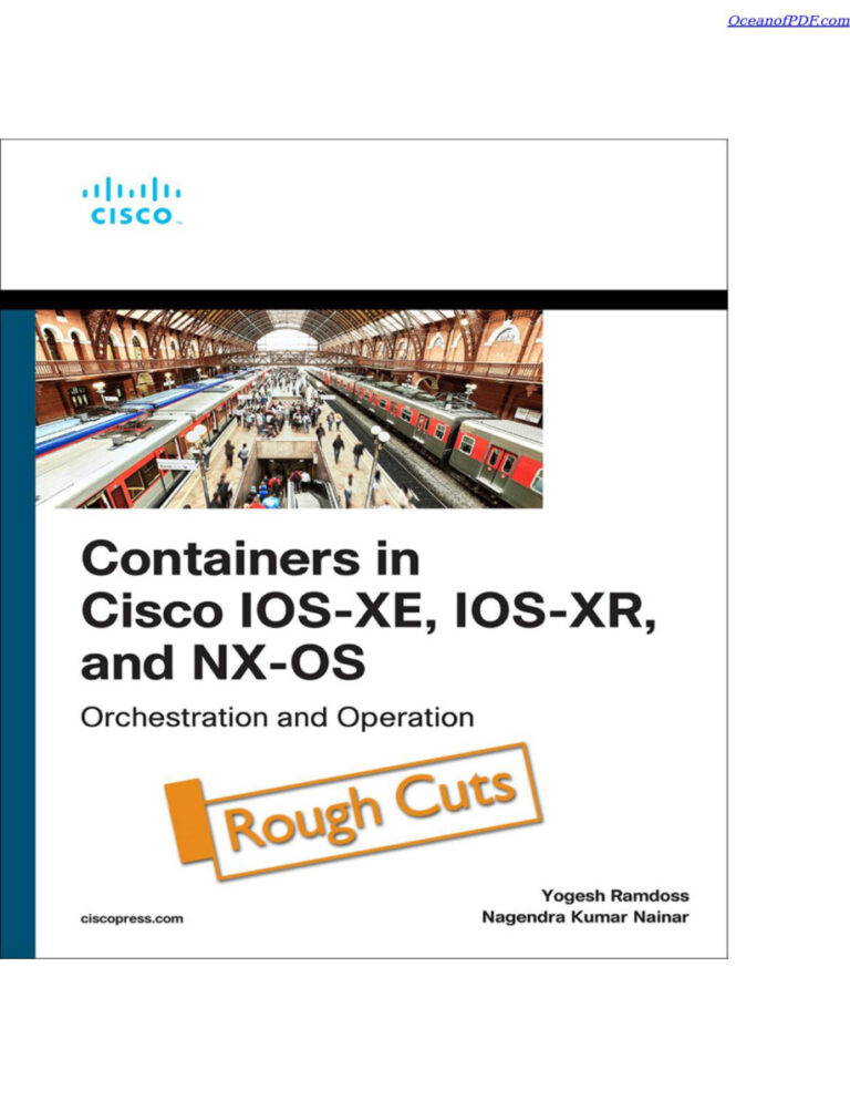 Containers in Cisco IOS XE IOS XR and NX OS Orchestration and Operation Yogesh Ramdoss Kitap Kapağı