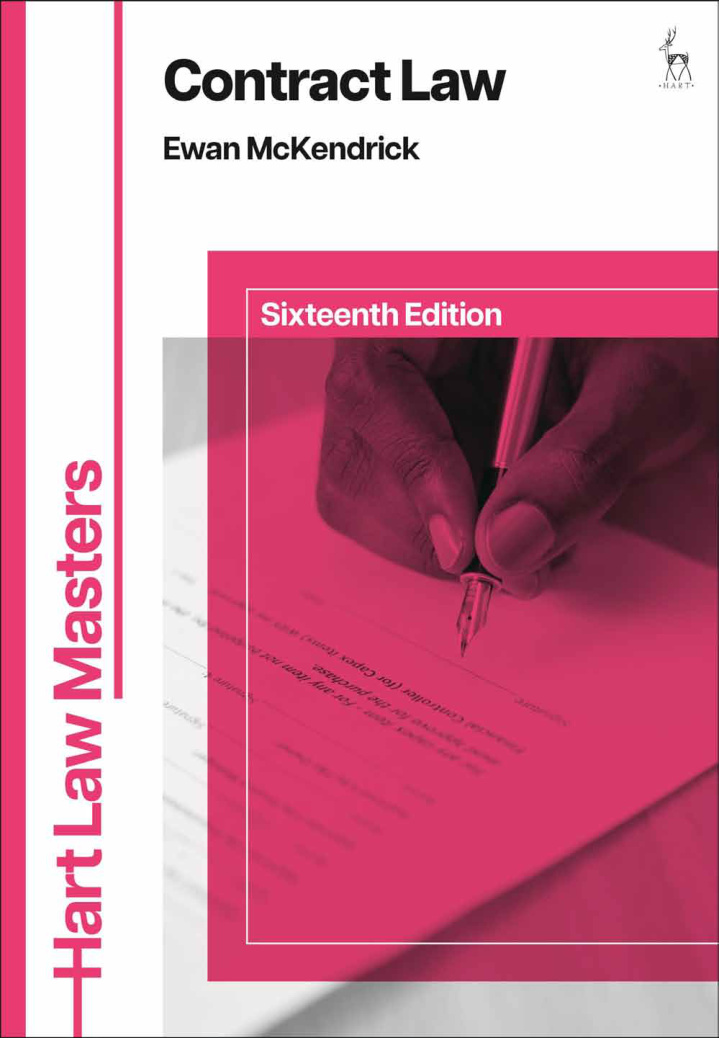 Contract Law 16th Edition Ewan McKendrick Kitap Kapağı