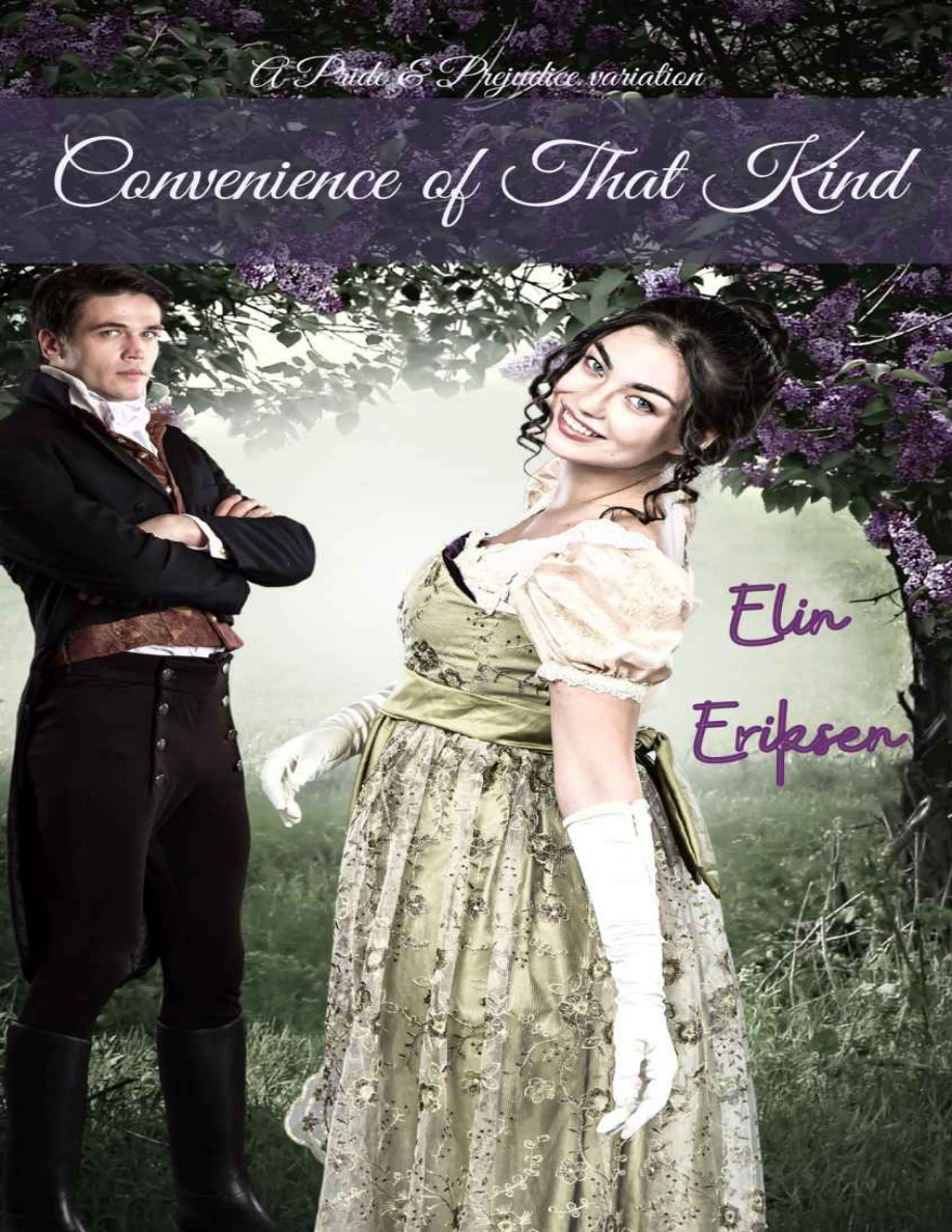 Convenience of that kind Elin Eriksen Kitap Kapağı
