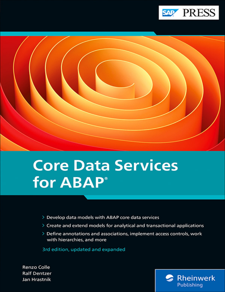 Core Data Services for ABAP Renzo Colle Kitap Kapağı