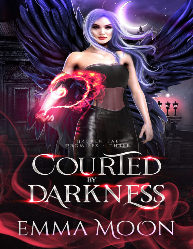 Courted by darkness Emma Moon Kitap Kapağı