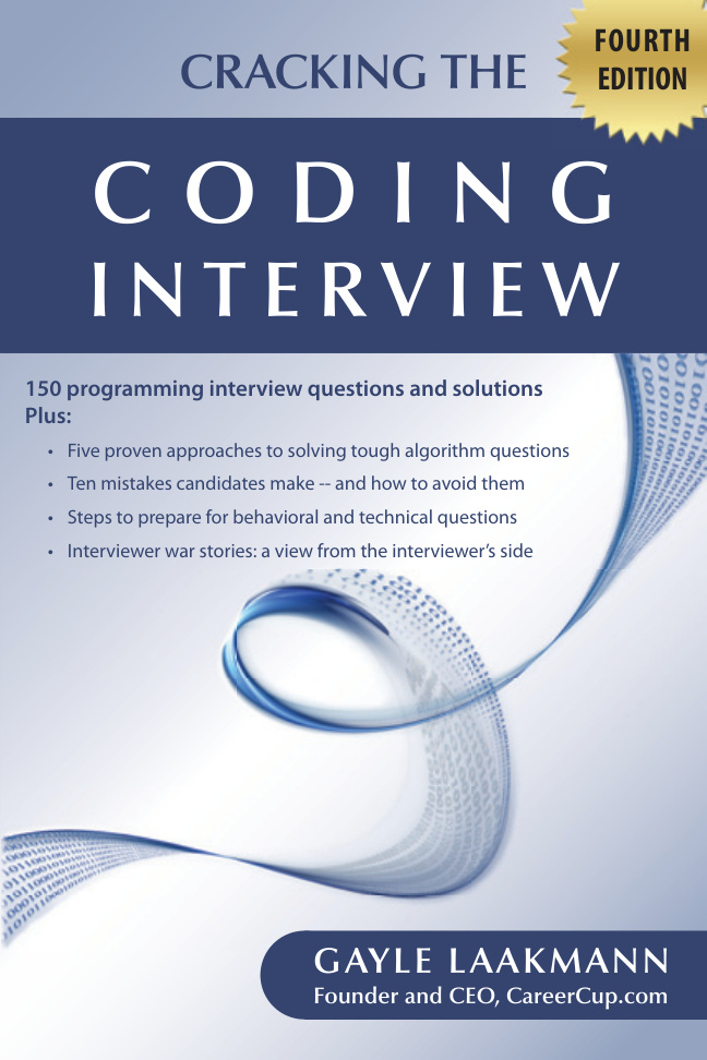 Cracking the Coding Interview Kitap Kapağı