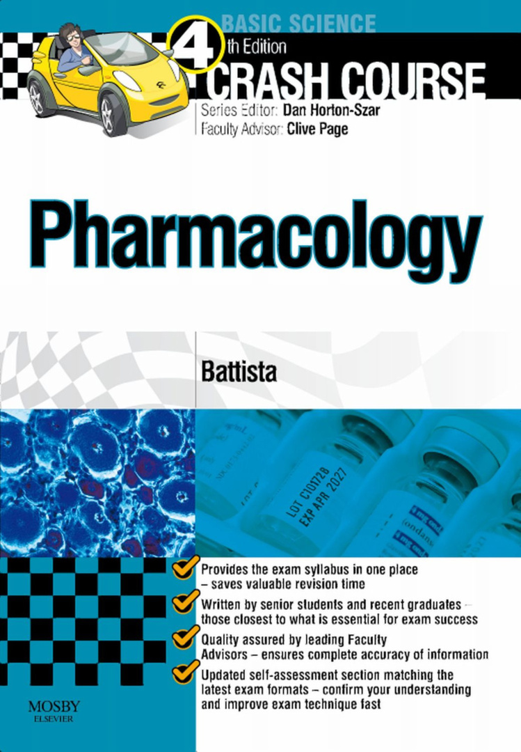 Crash Course Pharmacology Elisabetta Battista Z Library Kitap Kapağı