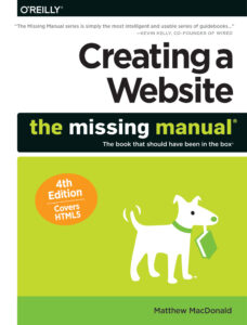 Creating a Website The Missing Manual Kitap Kapağı
