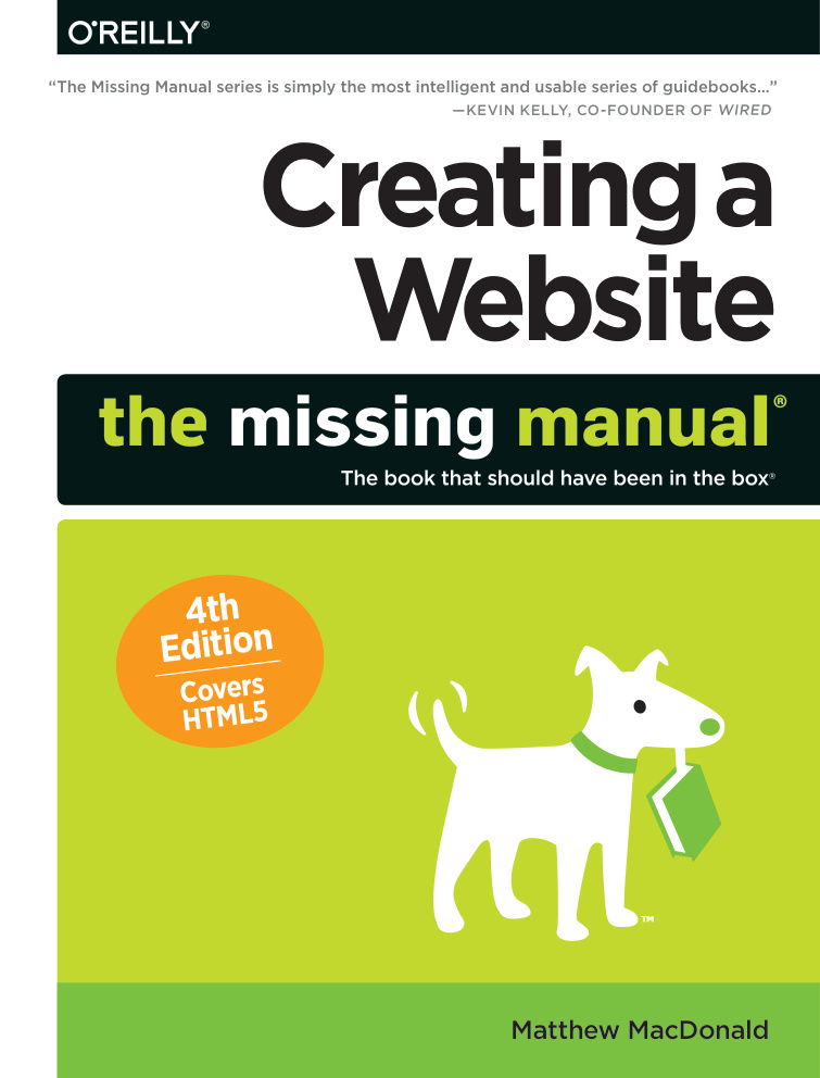 Creating a Website The Missing Manual Kitap Kapağı
