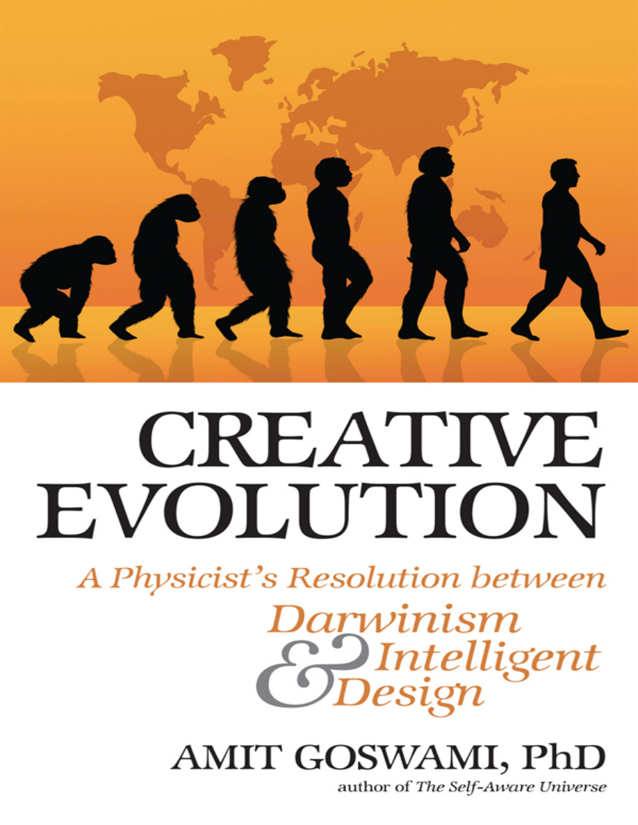 Creative evolution Amit Goswami Kitap Kapağı