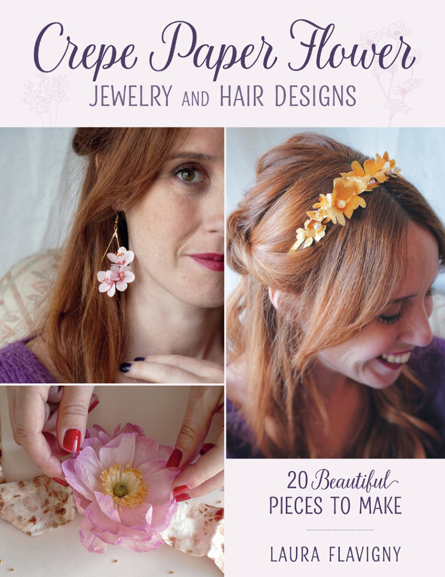 Crepe Paper Flower Jewelry and Hair Designs PDF Download