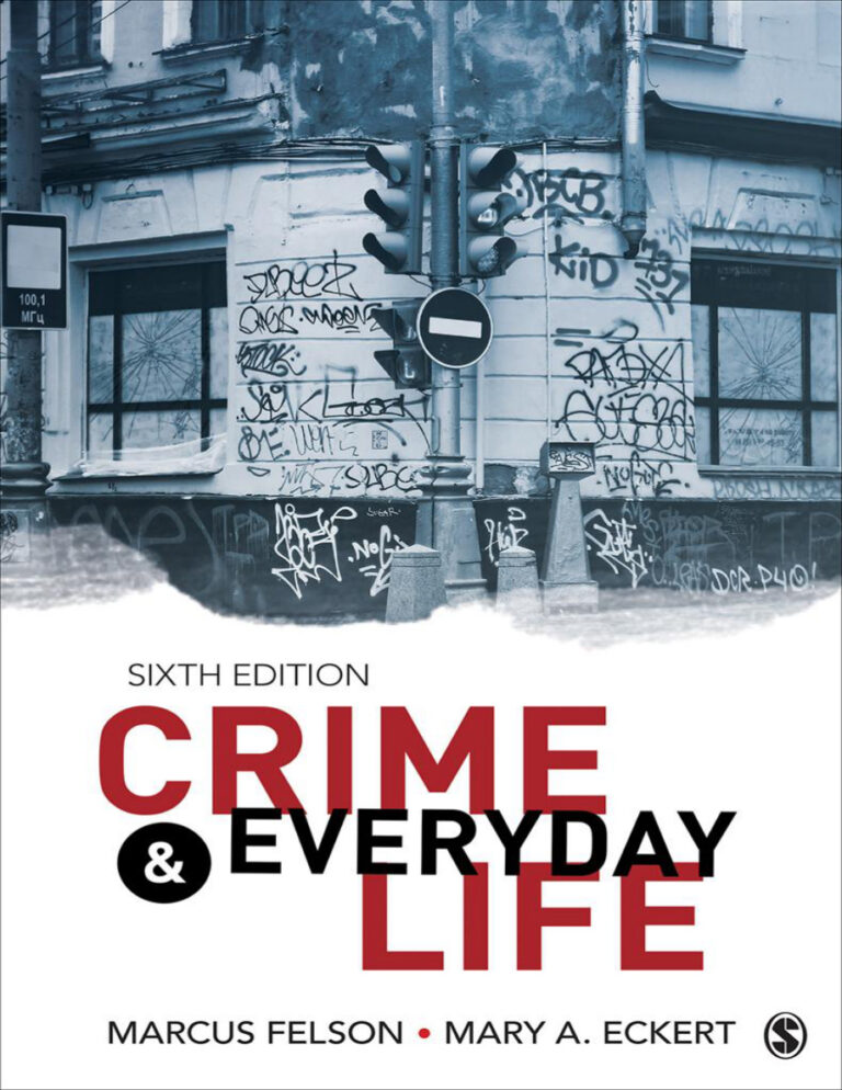 Crime and Everyday life Marcus Felson Kitap Kapağı